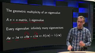 The geometric multiplicity of an eigenvalue