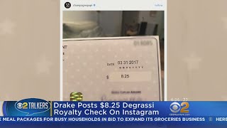 Drake Posts $8.25 Degrassi Royalty Check On Instagram