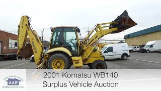 2001 Komatsu WB140 extendahoe for sale