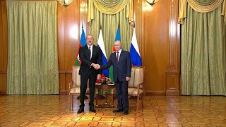 Putin meets Azerbaijan leader Aliyev ahead of Armenia talks in Sochi | AFP
