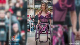 The beautiful woman with an amputated leg challenges the disability and a beautiful smile #amputee