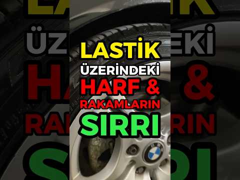 Lastik Üzerindeki Harf & Rakamlar Ne Anlama Geliyor ? #sürüşgüvenliği ...