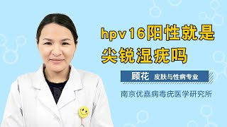 hpv16阳性就是尖锐湿疣吗