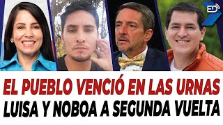 🔴 EN VIVO 🔴 El pueblo venció en las urnas  | Luisa y Noboa en segunda vuelta | 10/02/2025