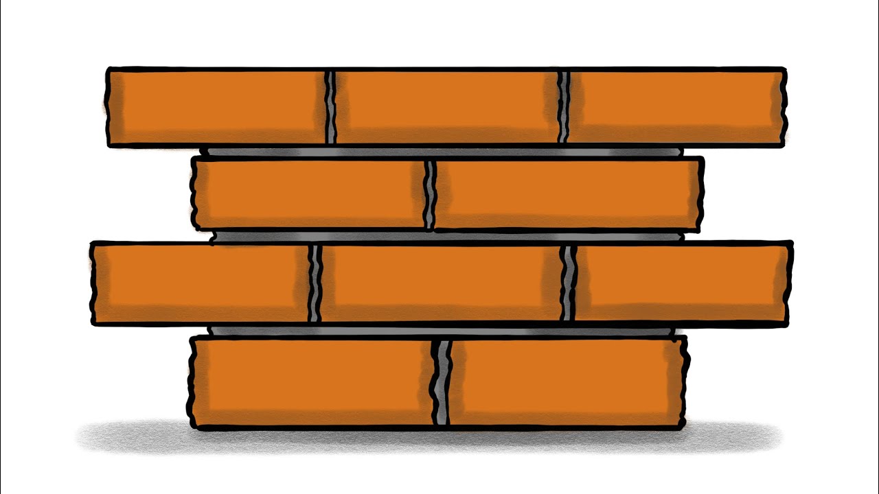 How To Draw A Bricks Youtube