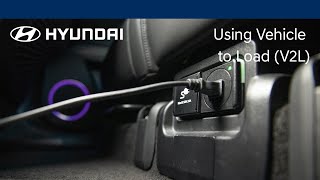 Using Vehicle to Load (V2L) | Hyundai
