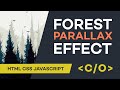 Awesome PARALLAX EFFECT ON SCROLL. Parallax animation tutorial HTML CSS JAVASCRIPT. Clean Code Only