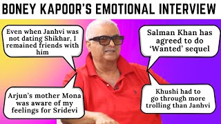 Boney Kapoor's UNFILTERED interview on Janhvi's BF Shikhar, Sridevi, Salman Khan, turmoil with Arjun
