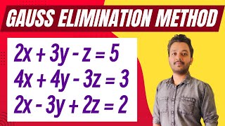 Gauss Elimination Method | System of Equation | Engineering maths | Mathspedia |
