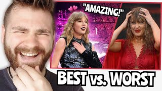 TAYLOR SWIFT Most Beautiful Crowd Moments Vs. CRAZY ERRORS Tour Moments | Eras Tour Reaction!