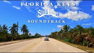 FLORIDA KEYS Soundtrack Feat. STICK FIGURE Relaxing 4K Scenic Drive Island Vibes to Key West
