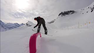 SKYLINE SNOWPARK leading Moritz Thönen