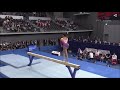 【体操女子】平均台上で美しく回る 　ターン集！！！（artistic gymnastics）