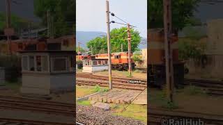 Visakhapatnam Trip Shed🤩🤩 #indianrailways #visakhapatanam #railwaystation #railhub