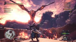 MHW　クリア後の任務クエスト　HR29　バゼルギウス２頭　ヘヴィボウガン　モンスターハンター：ワールド　＃３３