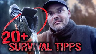 20 Wilderness Survival Tips in 6 Minutes