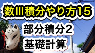 【高校数学Ⅲ】積分 やり方15 部分積分2 基礎計算