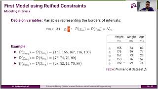 Efficiently Mining Closed Interval Patterns with Constraint Programming (Djawad BEKKOUCHA)