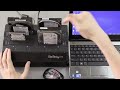 startech 4 bay esata usb 3.0 to sata hard drive docking station and 3 tb 7200rpm hdd unboxing