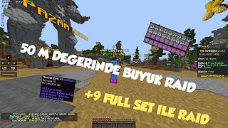 50M DEĞERİNDE BÜYÜK RAİD(+9 RAİD SET) /CraftRise The Kingdoms