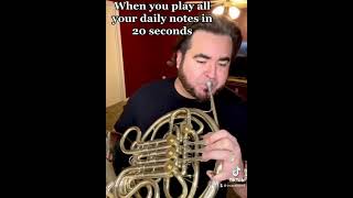 A quick awesome tune on French Horn