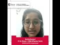 Ankita Kumari Testimonial