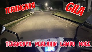 GILA TERANGNYA🔥NGALAHIN MOGE ‼️LAMPU HONDA ICON e