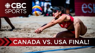 Gold medal match highlights: Canada vs. USA | FIVB Beach Pro Tour Elite 16 Montreal | CBC Sports