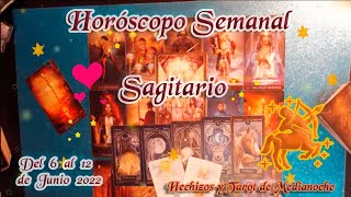 Sagitario horóscopo semanal  Dinero, Amor y Suerte del 6 al 12 de Junio 2022