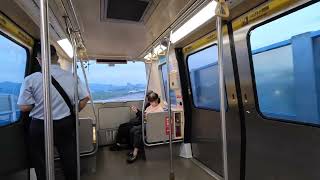 臺北捷運文湖線 APM256 從忠孝復興站到劍南路站 || Taipei Metro Wenhu Line Ride from Zhongxiao Fuxing to Jiannan Rd.