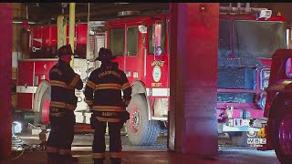 Firefighters Escape Fire At Mansfield Firehouse
