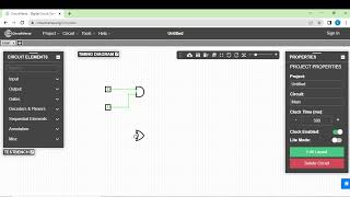 AND gate and OR gate implementation on circuit verse Circuit Simulator