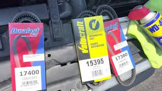 How to install All serpentine Belts Volvo 940