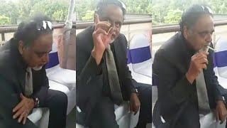 Ambareesh funny video | Cigarette flipping