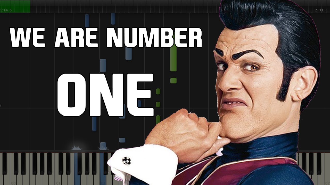 We Are Number One - Lazy Town (Piano Tutorial) - YouTube