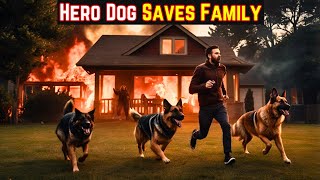 Incredible Rescue DOG SAVES Family from FIRE – Heartwarming Heroic Story