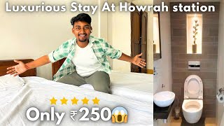 LUXURIOUS Stay At Howrah Railway Station | Retiering Room Double Bed Only ₹250 | IRCTC PREMIUM Room|