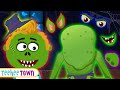 Haunted Wrong Face Monster Halloween Song + More Learning Videos For Kids | Teehee Town