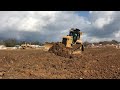 collins earthworks cat d6n with trimble earthworks machine control solution