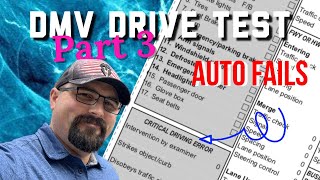 DMV Drive Test Part 3 - Automatic Fails/Critical Driving Error