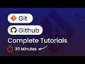 Git And GitHub Full Course | Complete Git And GitHub Tutorial For Beginners