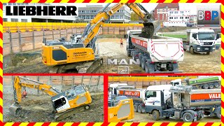 Liebherr R 930 VA Löst Fels & MAN Trucks, Ludwigsburg, 2024. #excavator #liebherrbagger