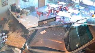 Car plows into southeast Houston business