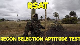 RECON TRAINING SELECTION TEST