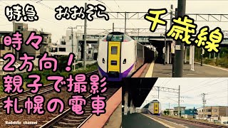 北海道特急特集：ライラック、カムイ、おおぞらなど（札幌市平和駅）