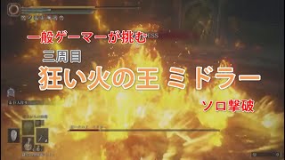 【エルデンリング】一般ゲーマーが挑む「狂い火の王　ミドラー」ソロ討伐　激闘編　ツヴァイヘンダー　巨人狩り【ELDEN RING】