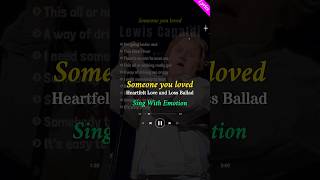 💔 Someone You Loved by Lewis Capaldi | A Heartfelt Ballad of Loss \u0026 Love 🎶Enhance Your English