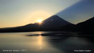 富士山 初日の出2014  Fuji Mountain sunrise