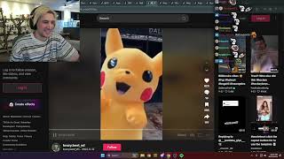 xQc Actually Laughs at Some of These TikToks