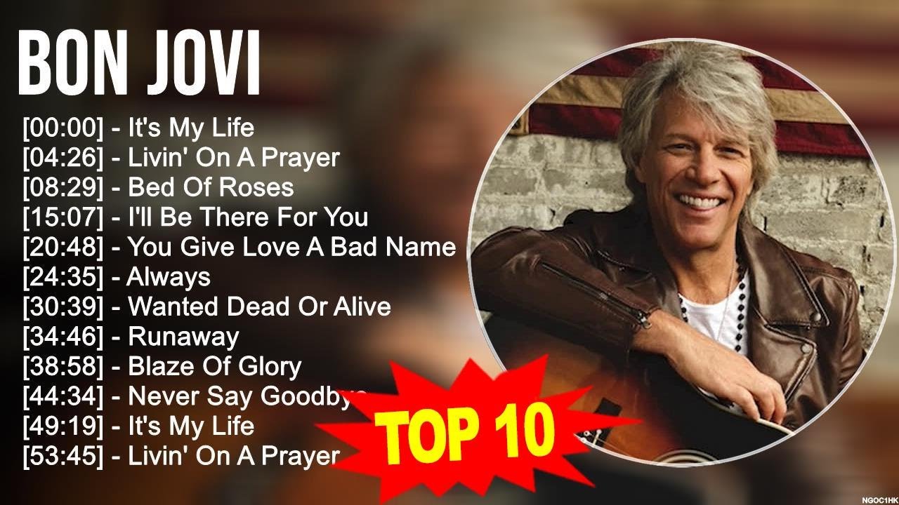 B O N J O V I Greatest Hits Top 100 Artists To Listen In 2023 Youtube
